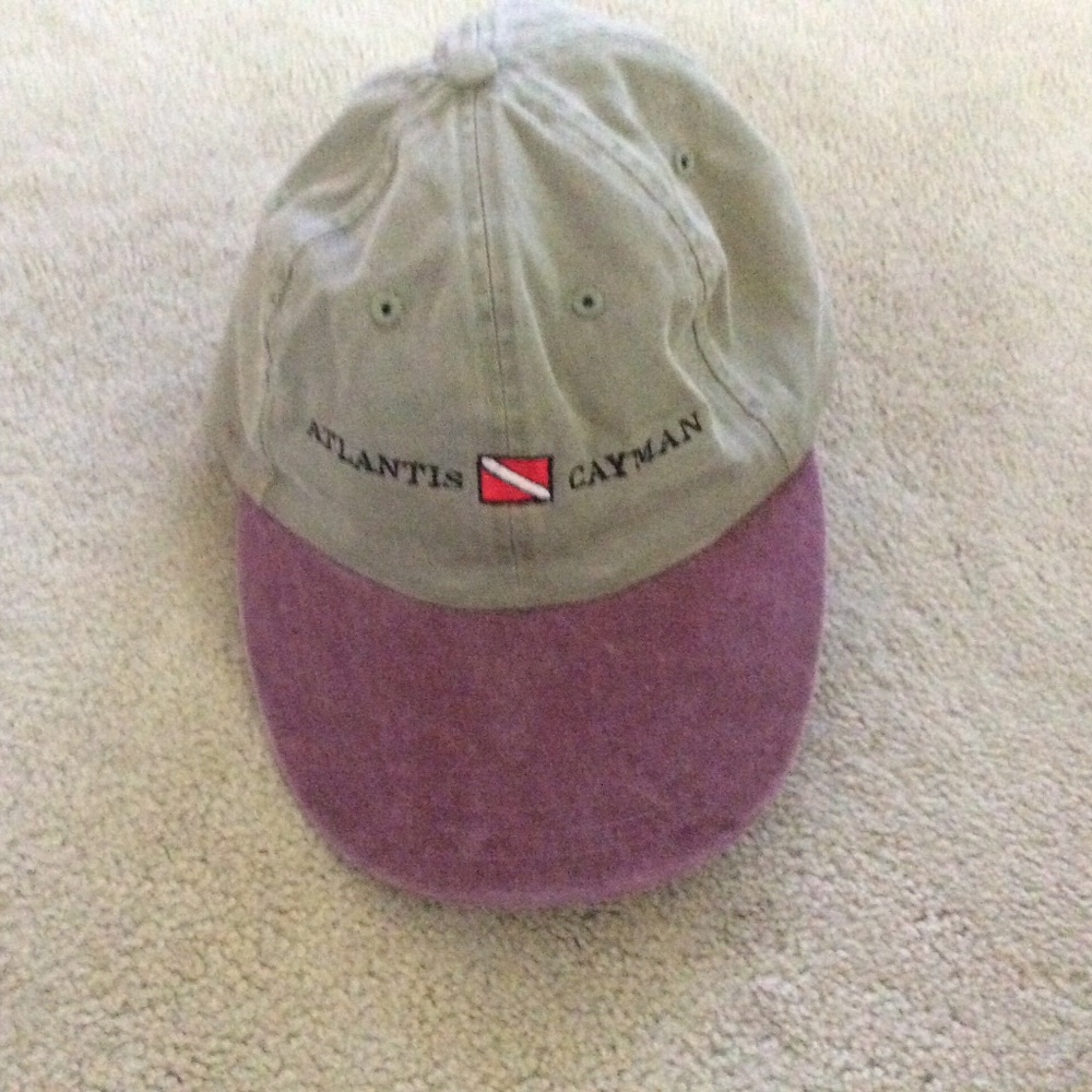 Baseball Cap - Atlantis Cayman With Embroidered Dive Flag Logo.